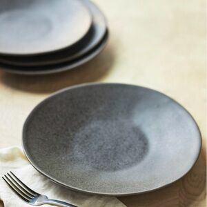 Black Jasper Portuguese Side Plates set of 4
